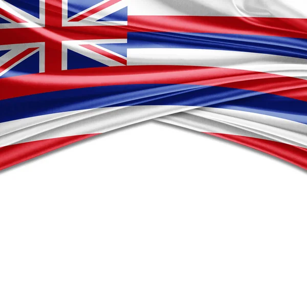 Bandera Hawaii Con Espacio Copia Para Texto Ilustración —  Fotos de Stock