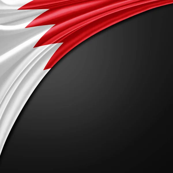 Flag Bahrain Copy Space Your Text Illustration — Stock Photo, Image