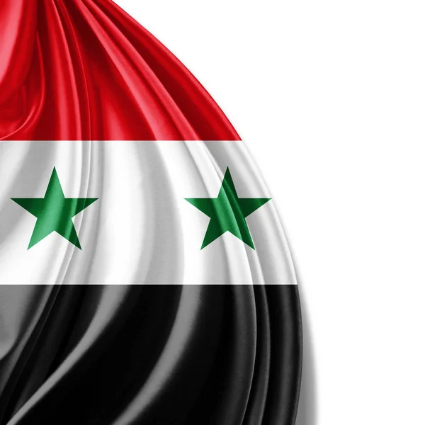 Flag Syria Copy Space Your Text Illustration — Stock Photo, Image