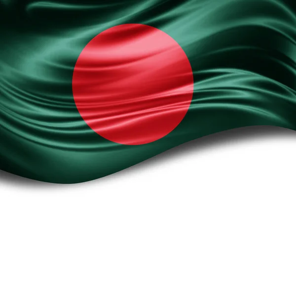 Bandiera Del Bangladesh Con Spazio Copia Del Testo Illustrazione — Foto Stock