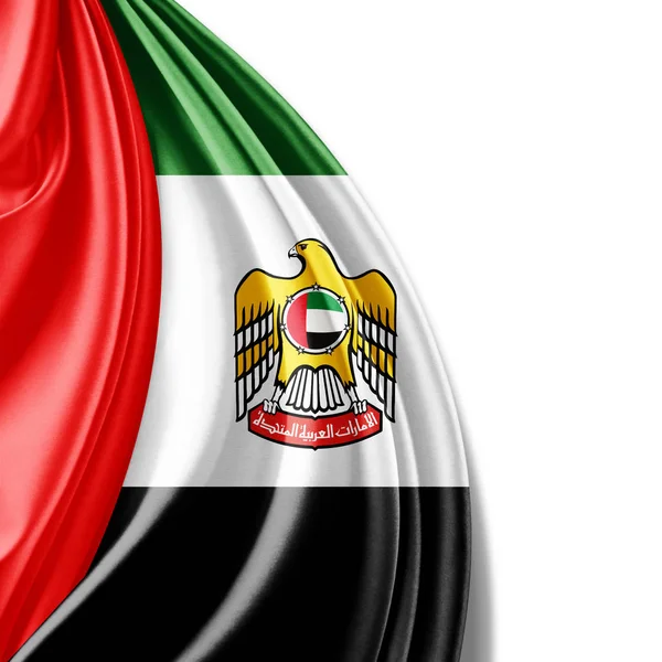 テキスト イラストのコピー スペースでアラブ首長国連邦の旗 — ストック写真