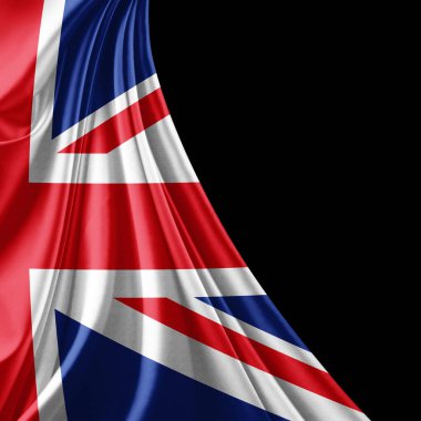 Amerika Birleşik Devletleri bayrağı ile kopya alanı metin - 3d çizim için    