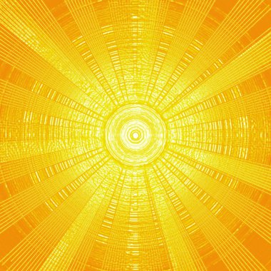 Güneş ışınları ile soyut arka plan - illüstrasyon