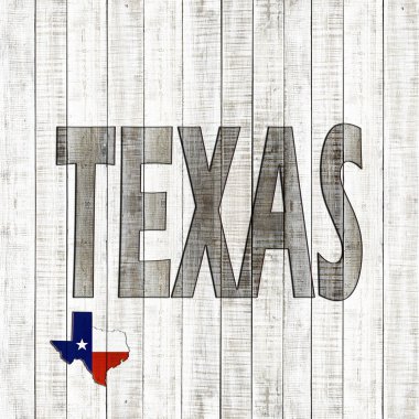 Texas arka plan kopya alanı için metin - 3d çizim ile    