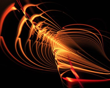 fraktal fantastik, fütüristik doku