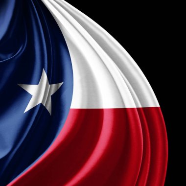 Texas arka plan kopya alanı için metin - 3d çizim ile    
