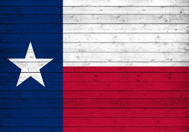 Texas bayrağı ile kopya alanı metin veya resimler 