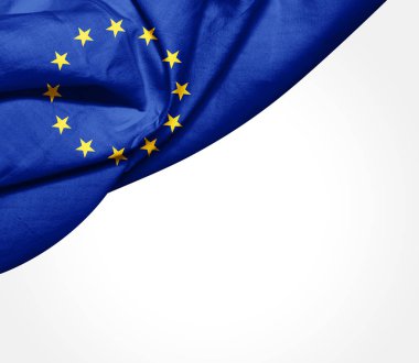 Europe union  flag  with copy space for your text or images clipart