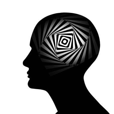  insan beyninin arka plan - 3d çizim