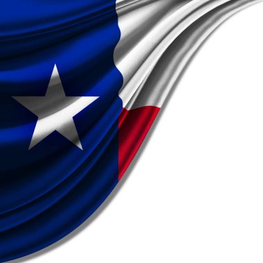 Texas arka plan kopya alanı için metin - 3d çizim ile    