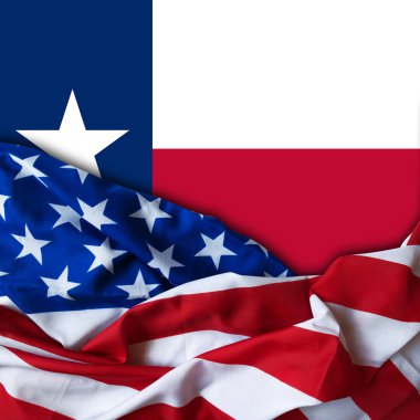 Texas arka plan kopya alanı için metin - 3d çizim ile    