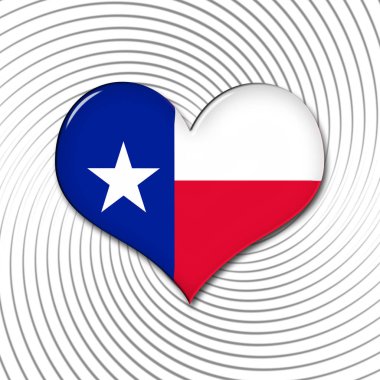 Texas arka plan kopya alanı için metin - 3d çizim ile    