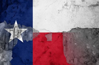 Texas arka plan kopya alanı için metin - 3d çizim ile    