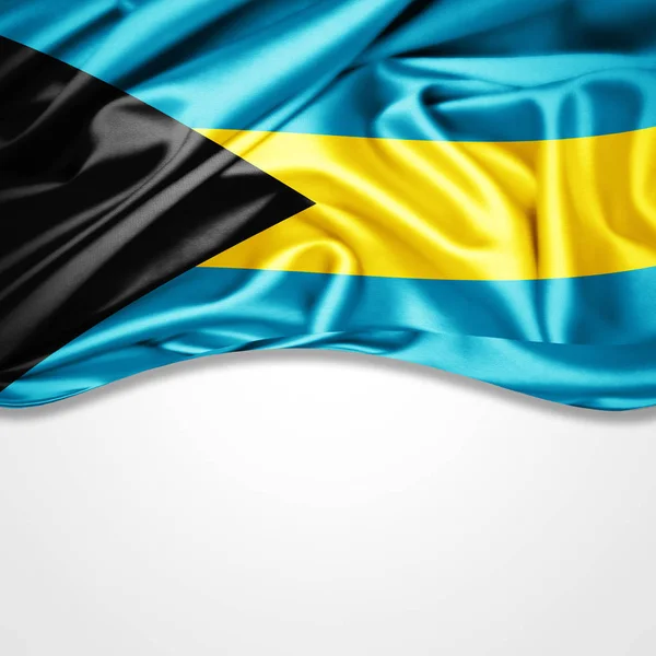 Flag Bahamas Copy Space Your Text Illustration — Stock Photo, Image