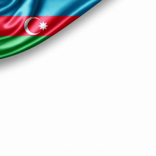 Drapeau Azerbaïdjan Avec Espace Copie Pour Votre Texte Illustration — Photo