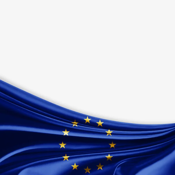 Európa Uniós Zászlót Másol Hely Szöveg Vagy Képek — Stock Fotó