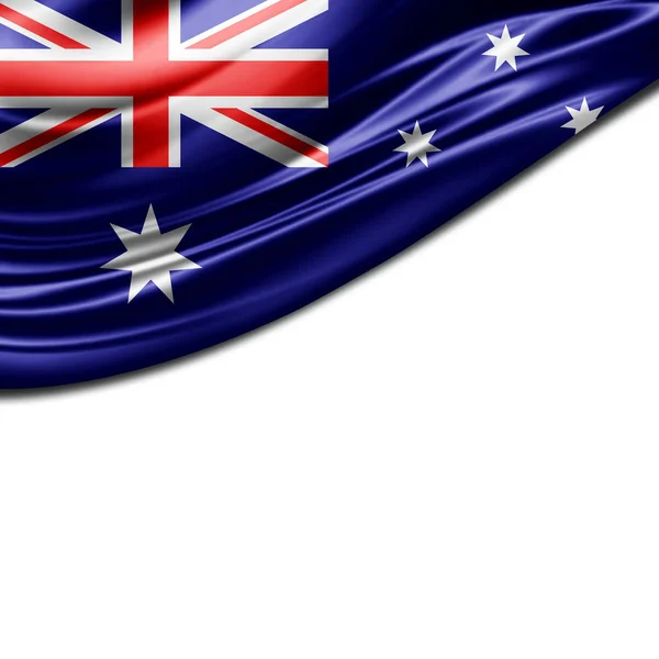 Bandera Australia Con Espacio Copia Para Texto Ilustración — Foto de Stock