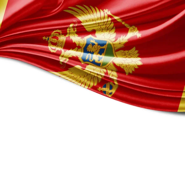 Bandera Montenegro Con Espacio Copia Para Texto Ilustración — Foto de Stock