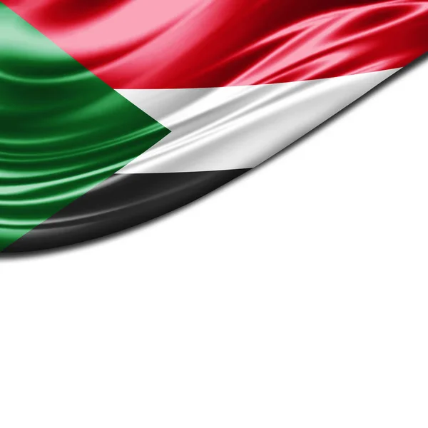 Flagge Von Sudan Mit Kopierplatz Für Ihren Text Illustration — Stockfoto