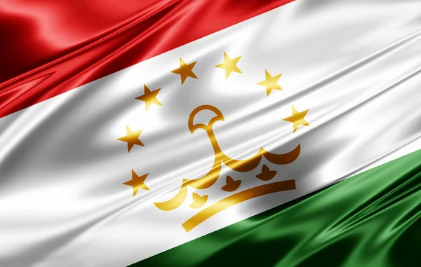 Flag Tajikistan Copy Space Your Text Illustration — Stock Photo, Image