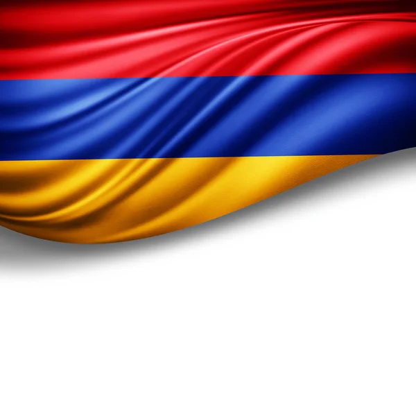 Bandiera Dell Armenia Con Spazio Copia Del Testo Illustrazione — Foto Stock