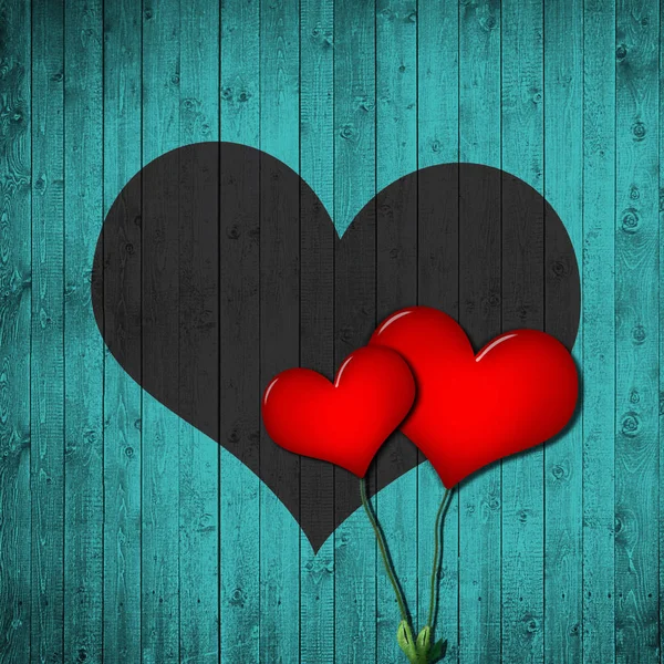 Серця День Святого Валентина Фону Текстури — стокове фото