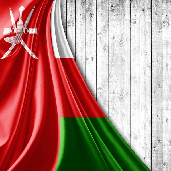 Flag Oman Copy Space Your Text Illustration — Stock Photo, Image