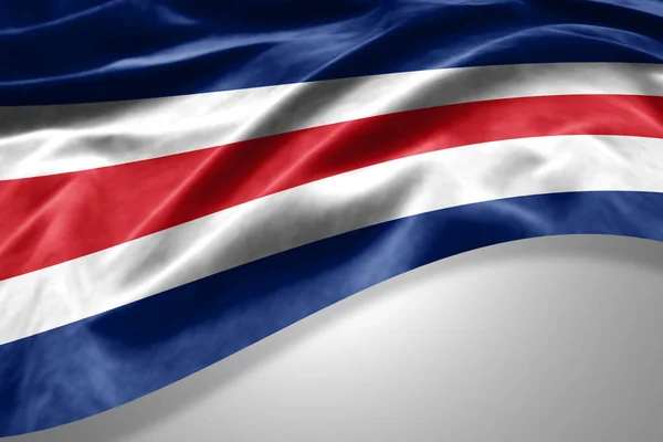 Прапор Коста Рики Копією Простір Вашої Ілюстрації Тексту — стокове фото