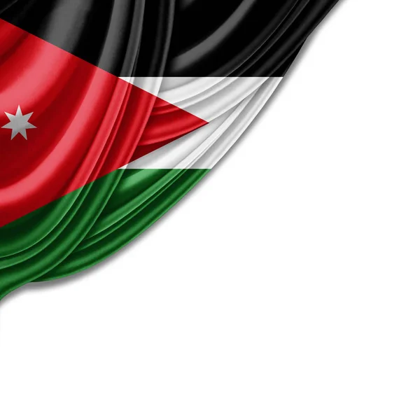 Steagul Iordaniei Spațiu Copiere Pentru Textul Dvs Ilustrație — Fotografie, imagine de stoc