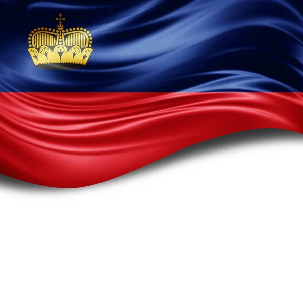 Σημαία Του Λίχτενσταϊν Αντίγραφο Χώρο Για Κείμενο Απεικόνιση — Φωτογραφία Αρχείου