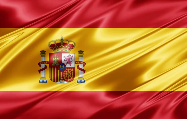 Flag Spain Copy Space Your Text Illustration — Stock Photo, Image