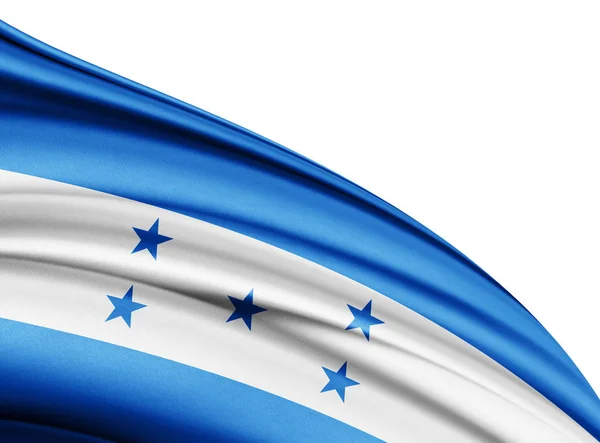 Bandera Honduras Con Espacio Copia Para Texto Ilustración — Foto de Stock