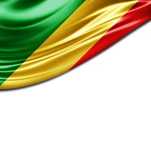 Congo Vlag Met Kopieerruimte Voor Tekst Afbeeldingen — Stockfoto