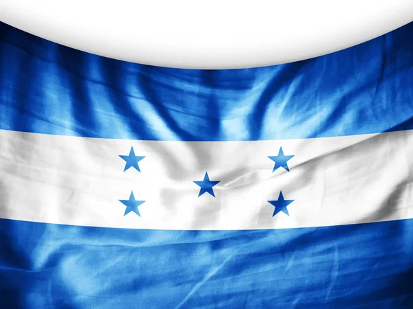 Bandiera Dell Honduras Con Spazio Copia Del Testo Illustrazione — Foto Stock