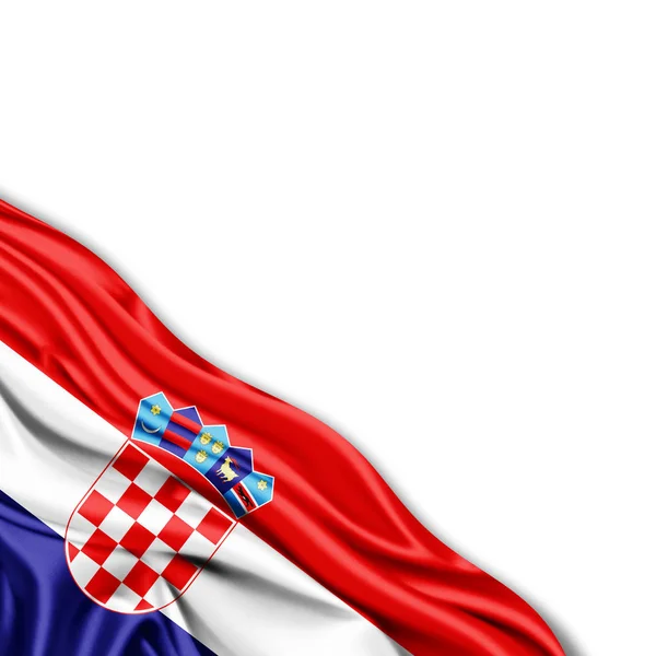 Drapeau Croatie Avec Espace Copie Pour Votre Texte Illustration — Photo