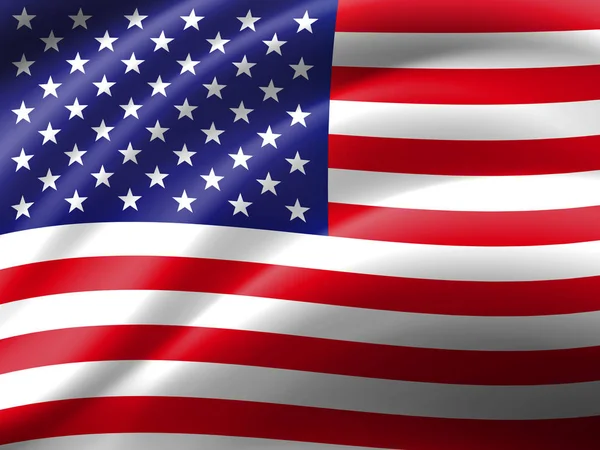 Flag Usa Copy Space Your Text Illustration — Stock Photo, Image