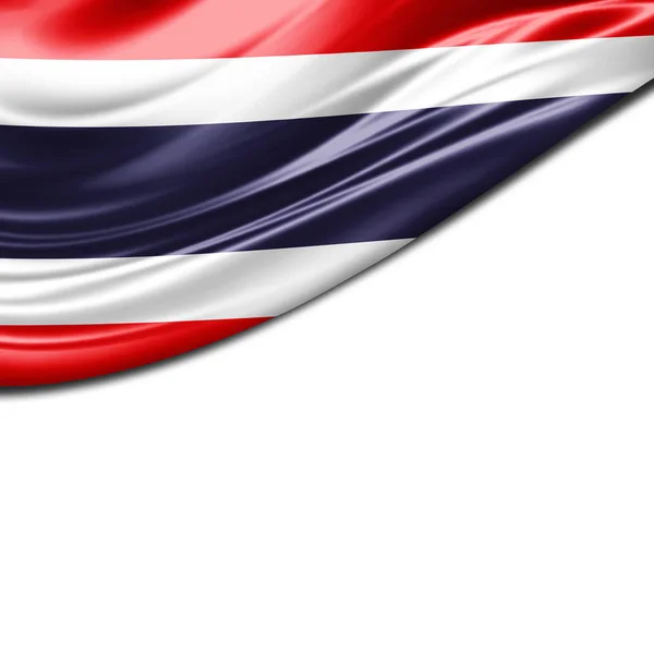 Flagge Von Thailand Mit Kopierplatz Für Ihren Text Illustration — Stockfoto