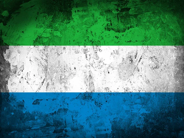 Sierra Leone Flag Mit Kopierplatz Für Ihre Texte Oder Bilder — Stockfoto