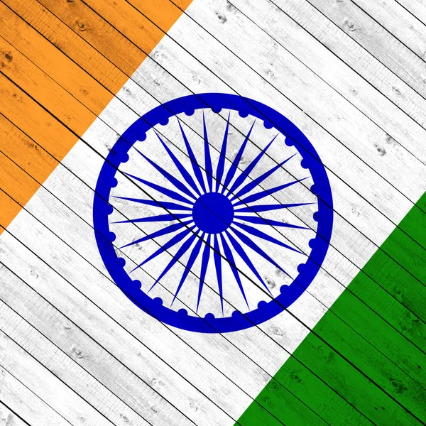 印度国旗与复制空间为您的文本 — 图库照片