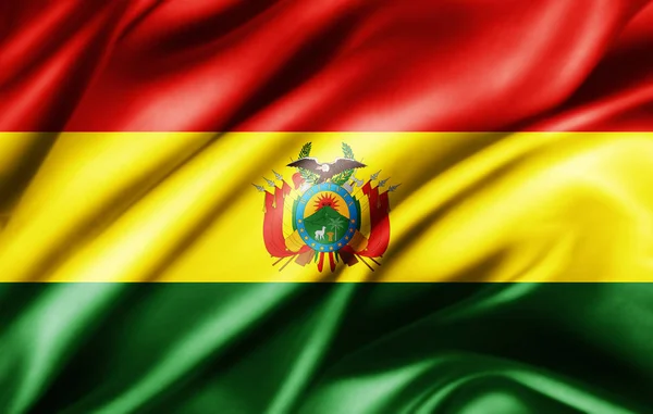 Прапор Болівії Копією Простір Вашої Ілюстрації Тексту — стокове фото