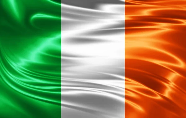 Bandeira Irlanda Com Espaço Cópia Para Seu Texto Ilustração — Fotografia de Stock