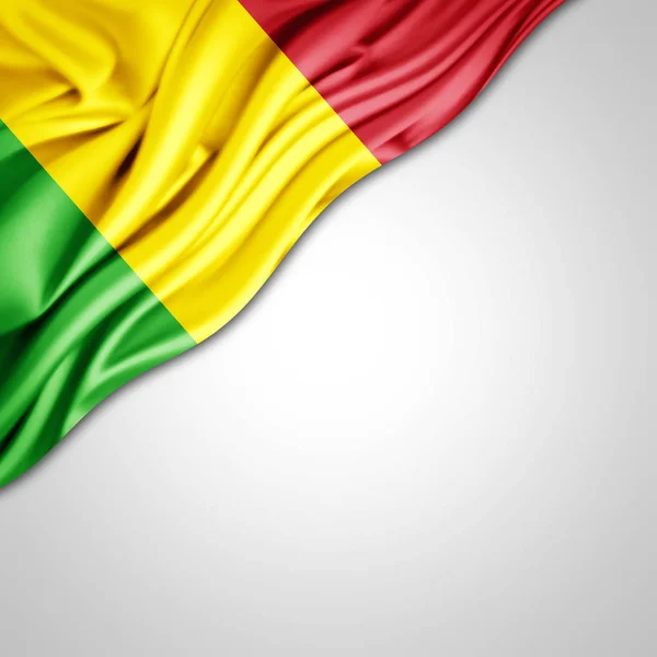 Flagge Von Mali Mit Kopierplatz Für Ihren Text Illustration — Stockfoto