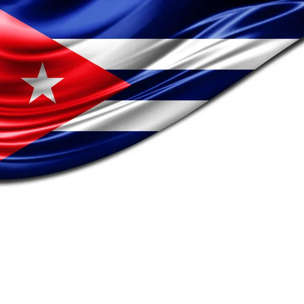 Bandeira Cuba Com Espaço Cópia Para Seu Texto Ilustração — Fotografia de Stock