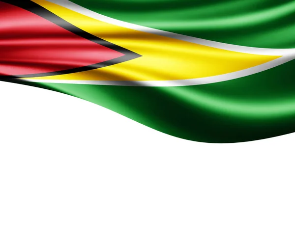 Bandeira Guiana Com Espaço Cópia Para Seu Texto Ilustração — Fotografia de Stock