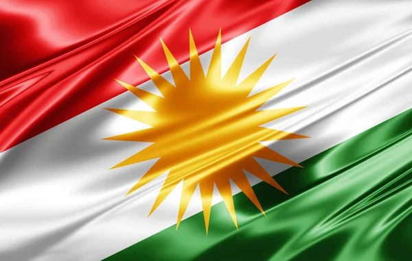 Tanda Kurdistan Dengan Salinan Spasi Untuk Teks Anda Ilustrasi — Stok Foto