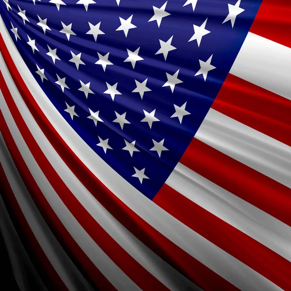 Flag Usa Copy Space Your Text Illustration — Stock Photo, Image