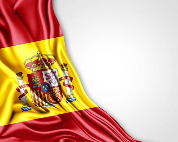 Flagge Spaniens Mit Kopierplatz Für Ihren Text Illustration — Stockfoto