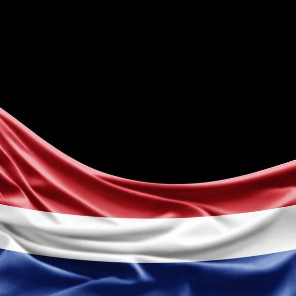 Bandeira Holanda Com Espaço Cópia Para Seu Texto Ilustração — Fotografia de Stock