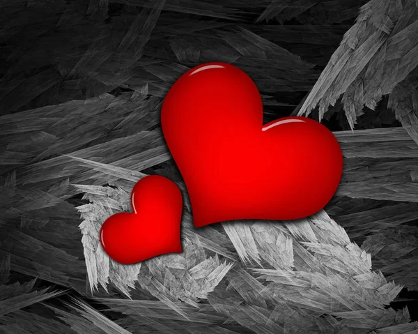 Hearts Valentine Day Background Texture — Stock Photo, Image