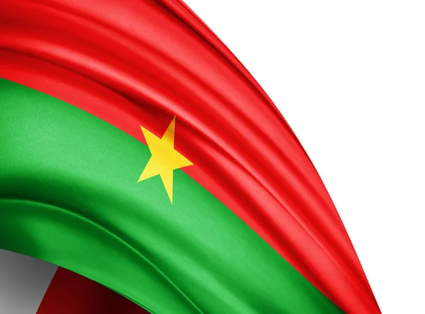 Флаг Буркины Местом Копирования Текста Иллюстрация — стоковое фото